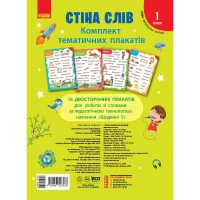 НУШ 1 кл. Стіна слів Комплект плакатів до тематичних тижнів (Укр)