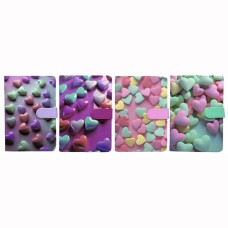 Блокнот на магніті А5 Серця об'ємні