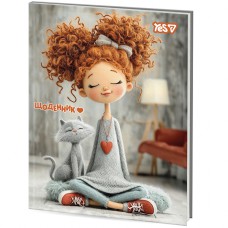 Dziennik szkolny Tak, integralna okładka Curly Girl