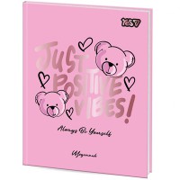 Щоденник шкільний Yes інтегральна обкладинка Teddy Vibes