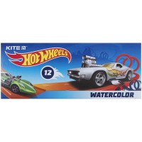 Фарби акварельні Kite 12 кольорів Hot Wheels