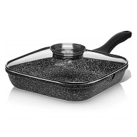 Сковорода гриль Edenberg 24см з кришкою