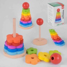 Гра Пірамідка дерев'яна