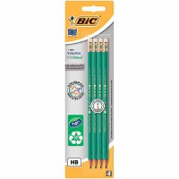 Карандаш графитный BIC Evolution HB с резинкой 4 шт.