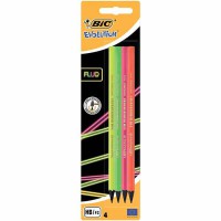 Олівець графітний BIC Fluo HB 4 шт.