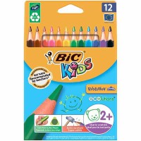 Карандаши цветные BIC Evolution 12 шт трехгранные