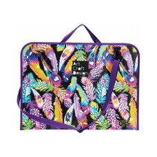 Портфель пластиковий на блискавці А3 Boho
