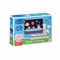 Пазл DoDo 30 элементов 2 в 1 Peppa Pig