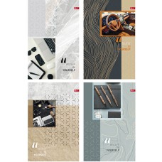 Канцелярська книга А4 клітинка 80 аркушів тверда обкладинка