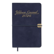 Щоденник датований А6 2024 VELOUR синій