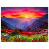 Алмазная мозайка 40*50см Яркий рассвет