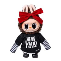 Іграшка музична Labubu CATCH ME IF YOU LIKE ME чорна