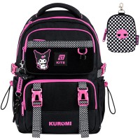 Рюкзак шкільний Kite 39*28*13,5см Kuromi чорний