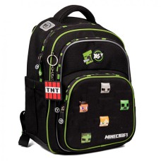 Рюкзак школьный полукаркасный YES 38*29*13см Minecraft