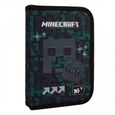 Пенал жесткий одинарный с клапаном Minecraft Watch Out