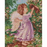 Алмазная мозайка 40*50см Маленькое счастье