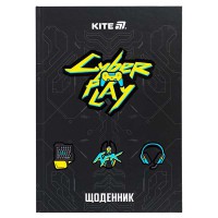Дневник школьный Kite твердый переплет Cyber