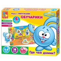 Обучаріки. Де чий будиночок VT2307-02 (рус)