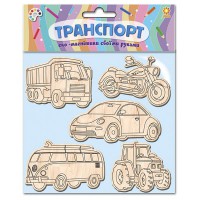 Деревянные игрушки-магнит Транспорт