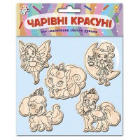 Деревянные игрушки-магнит Очаровательные красотки