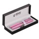 Комплект ручок перова та ролер у футлярі рожевий R82210.L.BF