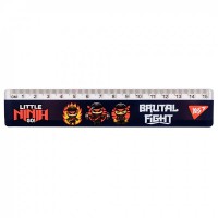 Лінійка пластикова 15см Ninja Brutal Fight