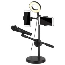 Кільцева LED лампа з подвійною підтримкою