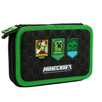 Пенал твердий подвійний Minecraft Adventure