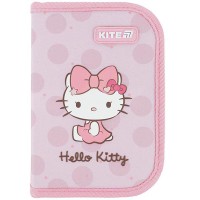 Пенал Kite без наповнення 1 відділення 1 відворот Hello Kitty