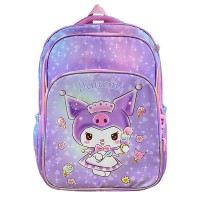 Рюкзак школьный 40*30*18см + пенал Kuromi сиреневый