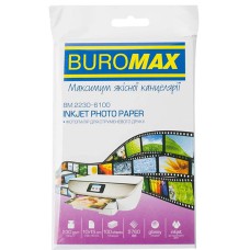 Фотопапір глянцевий Buromax 10х15см 230 г/м2, 100 арк.
