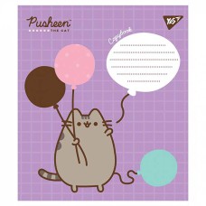 Зошит 12 аркушів лінія Pusheen