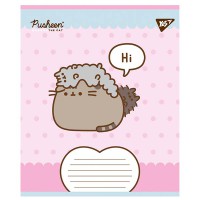 Зошит 12 аркушів коса лінія Pusheen Weekend