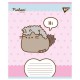 Зошит 12 аркушів коса лінія Pusheen Weekend