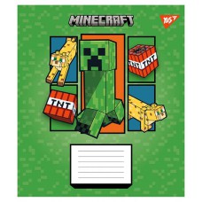 Зошит 12 аркушів лінія Minecraft Arrows
