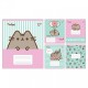 Зошит 18 аркушів клітинка Pusheen Candy