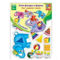 Малюк. Шнурівка-липучки. Вчимо фігури та форми VT1307-05 (рус.)