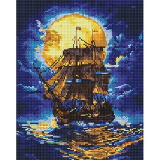 Алмазна мозайка 40*50см Там, де небо зустрічає море