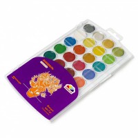 Фарби акварельні перламутрові Гамма 32 кольорів без пензлика