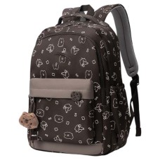 Рюкзак молодіжний 45*30*20см Capybara коричневий