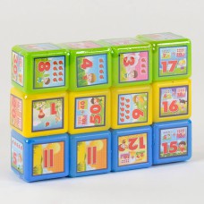 Кубики Математика 12 шт