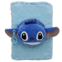 Блокнот А5 хутряний Stitch-гаманець
