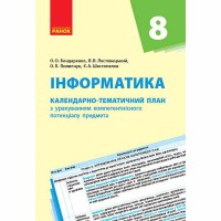 Календарно-тематический план Информатика 8 кл. (Укр)