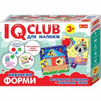 Учебные пазлы Изучаем формы IQ-club для малышей