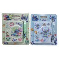 Блокнот на кнопці 8*7см + ручка-брелок Stitch