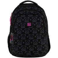 Рюкзак шкільний GoPack Teens 44*32*18см чорний