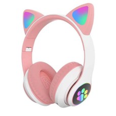 Навушники Bluetooth Вуха рожевий
