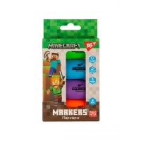 Маркер текстовий Minecraft 4 шт.