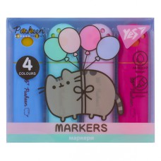 Маркер текстовий Pusheen 4 шт.