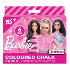 Крейда кольорова Barbie 6 шт